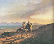 Mikhail Yurievich Lermontov Vospominanie o Kavkaze painting